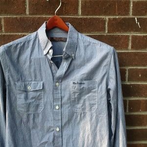 Ben Shermon Shirt - Size Medium - Cotton